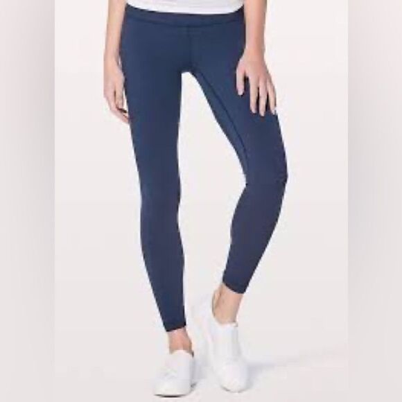 Navy Blue Lululemon leggings | 6 - Picture 1 of 4